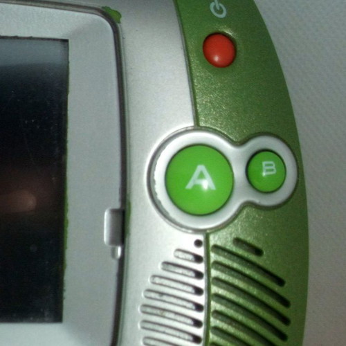 Leap Frog Leapster portable console used with SpongeBob game