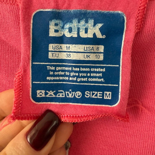 BodyTalk pink shirt used, size M