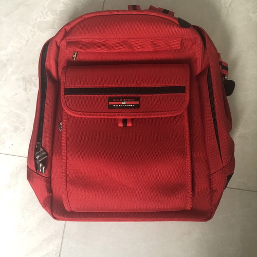 Vintage Ralph Lauren Polo Sport backpack new, red