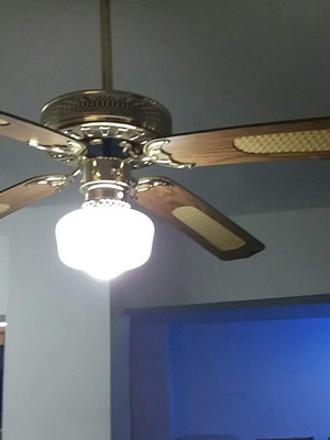 Ανεμιστήρας οροφής μεταχειρισμένος με φωτιστικό
