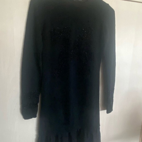Sisley Dress Black like new, size XXL for 12 years old