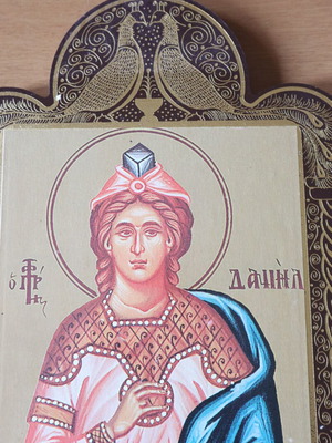 Icon Saint Daniel in good condition