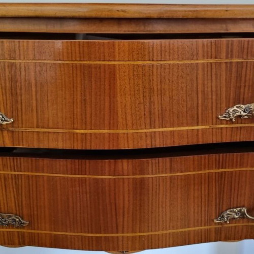 Console table used with two drawers