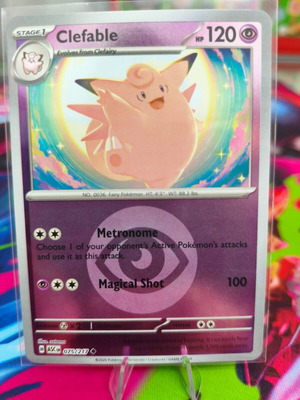 Pokémon TCG Clefable (ASC 075) Reverse Holo Like New