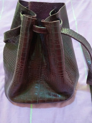 Crossbody bag used, red