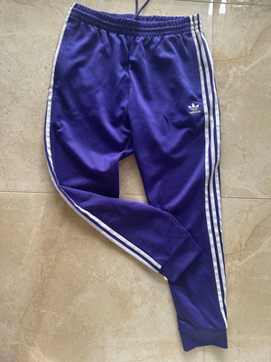 Adidas Originals men's purple sweatpants Large like new