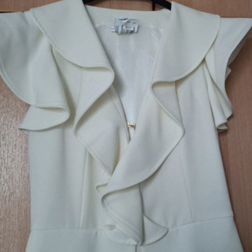 Manolo dress white-cream like new, suitable for christenings and weddings