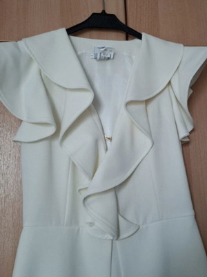 Manolo dress white-cream like new, suitable for christenings and weddings