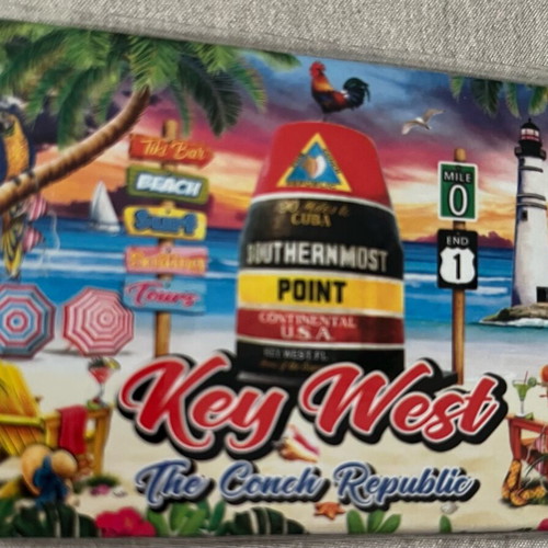 Key West pop art fridge magnet new