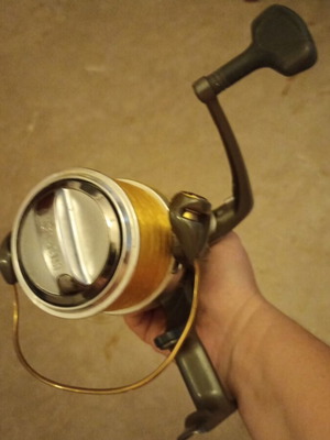 Spro Intessa Power Caster fishing reel, 3.9 ratio, with line