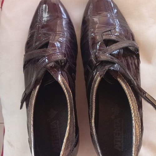 Atentta real leather shoes like new, size 41, sandals platforms