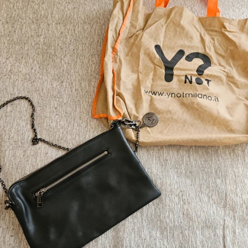 Authentic Y Not crossbody bag black like new