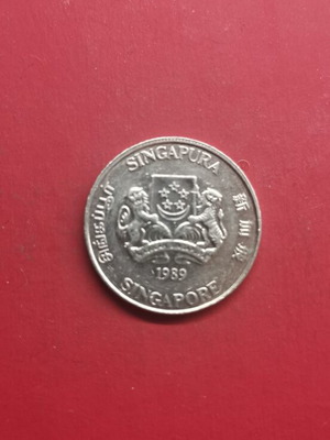 Singapore 20 Cents Coin 1989 like new