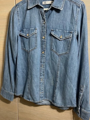 Zara shirt new, blue, one size