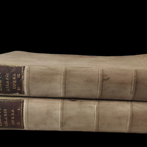 Sancti Hilarii Opera used, large folio parchment edition