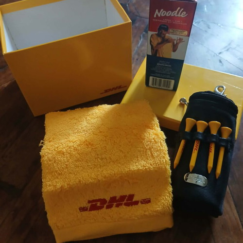 DHL golf souvenir set new in box