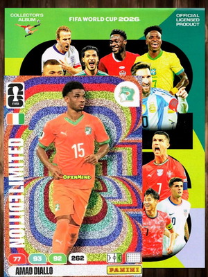 Κάρτα Diallo limited FIFA World Cup 2026 Adrenalyn XL Ivory Coast καινούργια