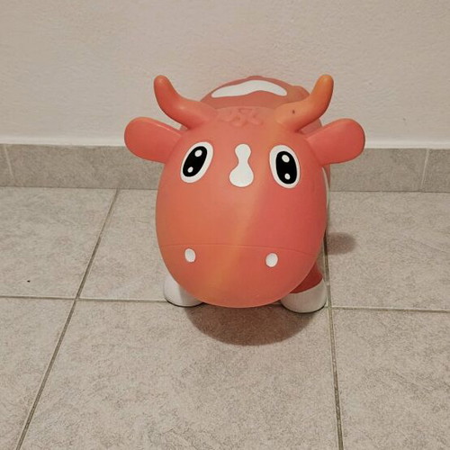 Bella cow Hop hop like new, pink toy