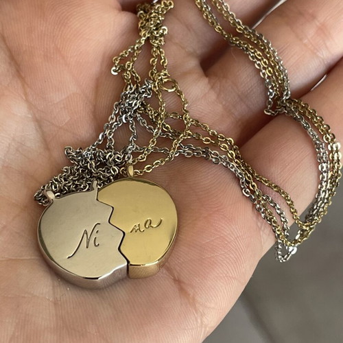 Nina Ricci collectible double necklace Nina & Luna, like new