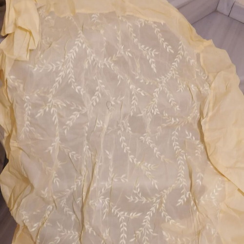 Two cotton tablecloths from India, 1.5 x 1.5 m, new