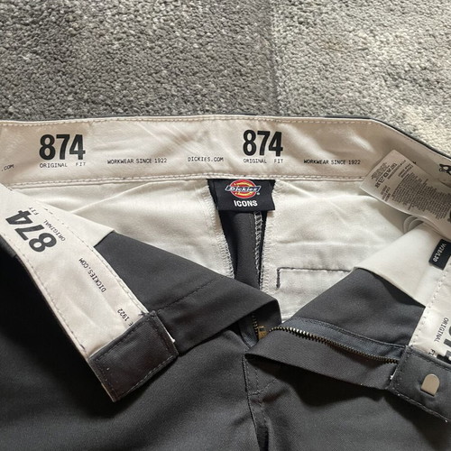 Dickies 874 trousers like new, unisex, size S, gray