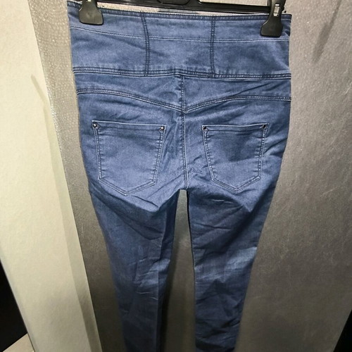 Stradivarius skinny high waist jeans like new, blue, size S