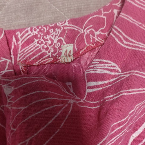 Cotton dress pink vintage like new, size L