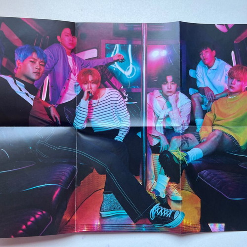 Monsta X All About Luv ver.1 album used with CD, poster and group pc