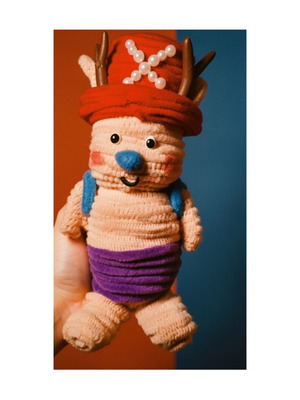Handmade Tony Tony Chopper doll new made of pipe cleaners