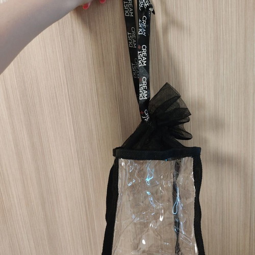 Transparent Dust and Cream Toiletry Bag new