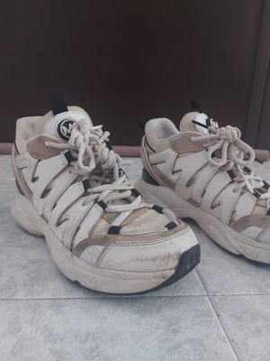 Michael Kors sneakers size 37 used, white and beige