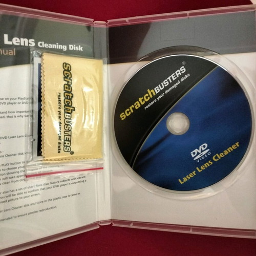 Laser Lens Cleaner Disc Scratchbusters New