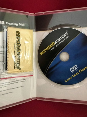 Laser Lens Cleaner Disc Scratchbusters New