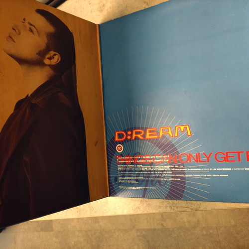 D:REAM Things Can Only Get Better 12'' Vinyl Single used, limited edition 1993