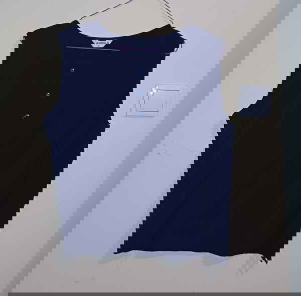 markwald blue navy top xl
