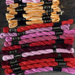DMC embroidery threads lot, 90+ assorted colours