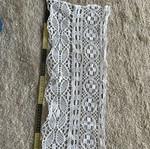 White rectangular doily like new