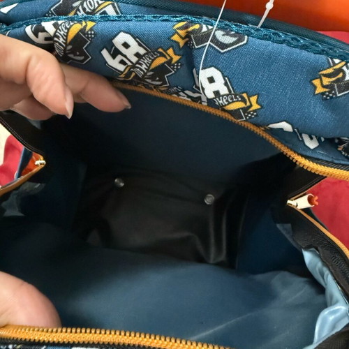 Children's backpack with cars and wheels new