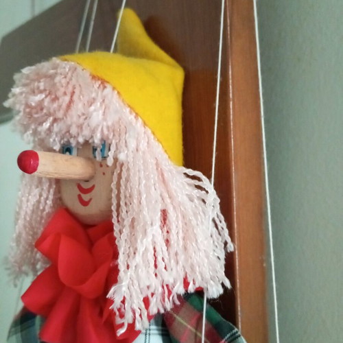Pinocchio Puppet Doll like new