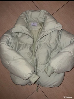 Puffer Bomper jacket size M like new, green
