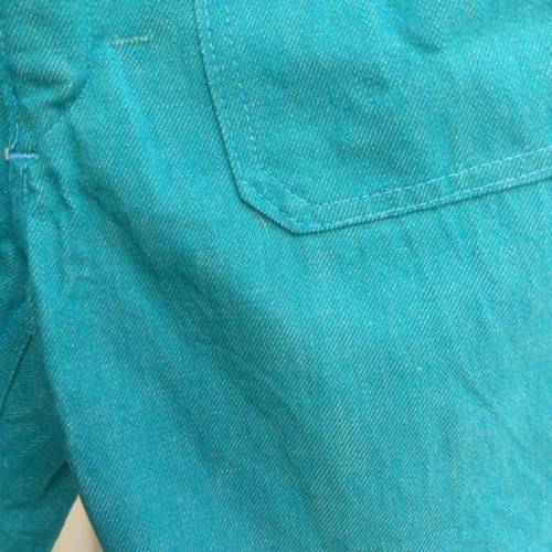 Vintage Jean Shorts petrol color, size XS, new