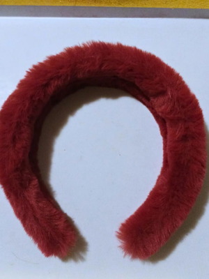 Fur Bordeaux Headband like new