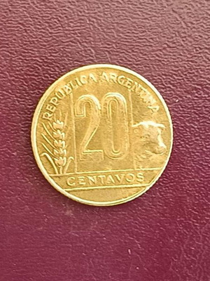 Argentina 20 Centavos Coin 1949 used