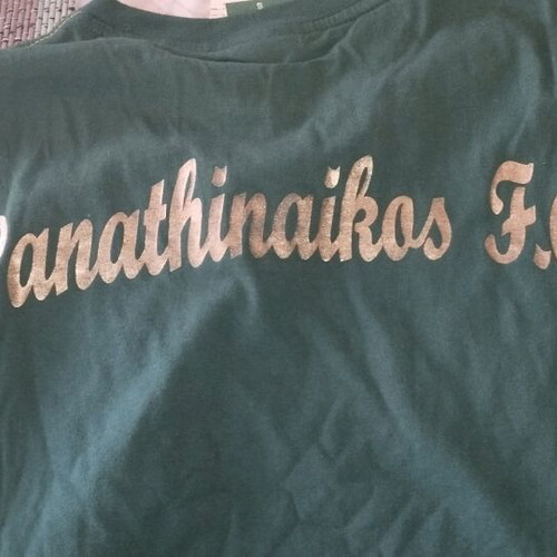 Long Sleeve T Shirt Panathinaikos Official 100 Years Like New