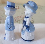 Vintage porcelain figurines Victorian couple