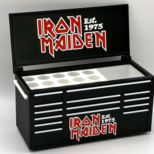Iron Maiden 1975 organizer pen holder pencil