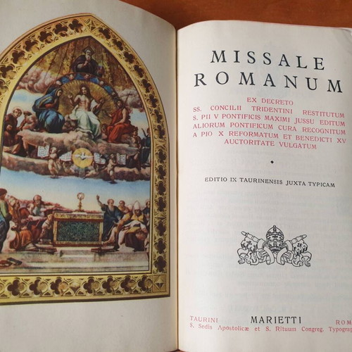 Missale Romanum 1950 used edition by Marietti in Latin