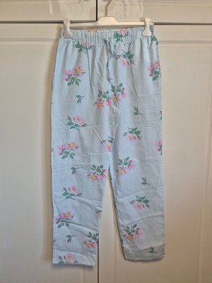Tezenis summer pajama pants size S, cotton, romantic floral design