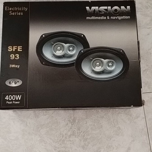 Vision car speakers 400w 6×9 inches new oval three-way