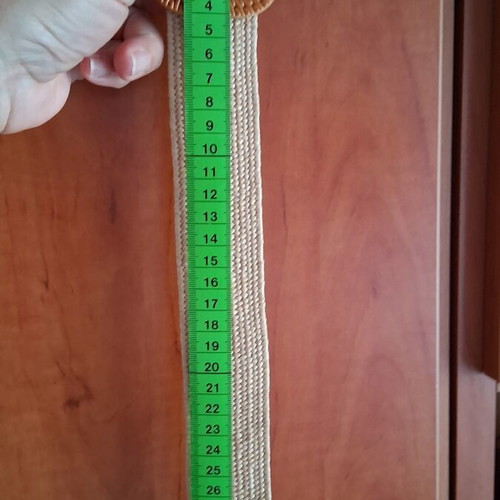 Woven belt beige color new